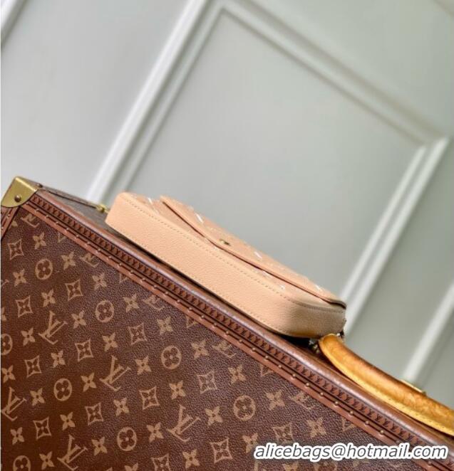 Super Quality Louis Vuitton Pochette Félicie Bag in Hazelnut Couture Leather M29482 2026