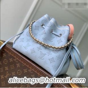 Buy Cheap Louis Vuitton Bella Bag in Bleu Olympe Perforated Mahina Calfskin M28885 2026