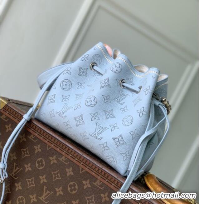 Buy Cheap Louis Vuitton Bella Bag in Bleu Olympe Perforated Mahina Calfskin M28885 2026