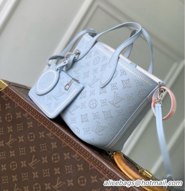 Top Quality Louis Vuitton Blossom PM Bag in Bleu Olympe Perforated Mahina Calfskin M29375 2026