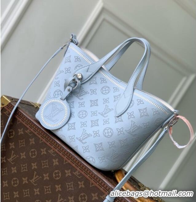 Top Quality Louis Vuitton Blossom PM Bag in Bleu Olympe Perforated Mahina Calfskin M29375 2026