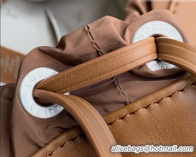 Promotional Louis Vuitton Montsouris Cargo Backpack in Caramel Calfskin M28380 2026
