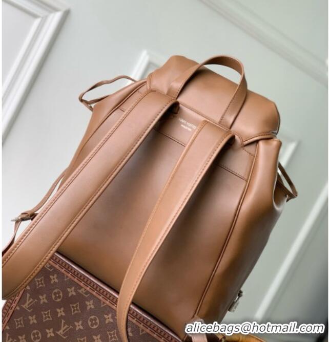 Promotional Louis Vuitton Montsouris Cargo Backpack in Caramel Calfskin M28380 2026