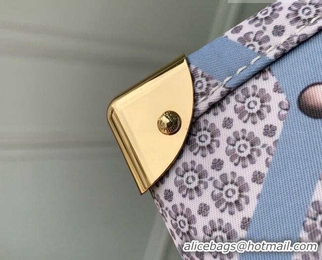 Most Popular Louis Vuitton Side Trunk MM Bag in Blue Canvas M28749 2026