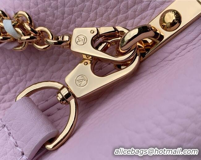 Grade Quality Louis Vuitton Capucines MM Bag in Pink Taurillon Leather M29439 2026