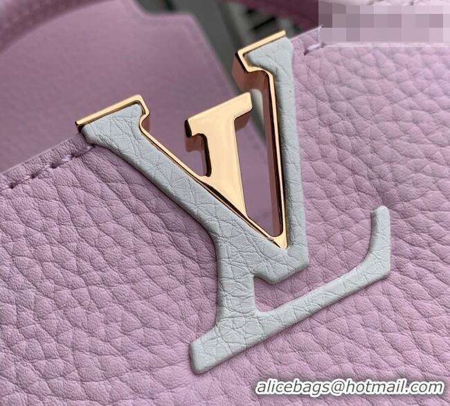Famous Brand Louis Vuitton Capucines Mini Bag in Pink Taurillon Leather M29439 2026
