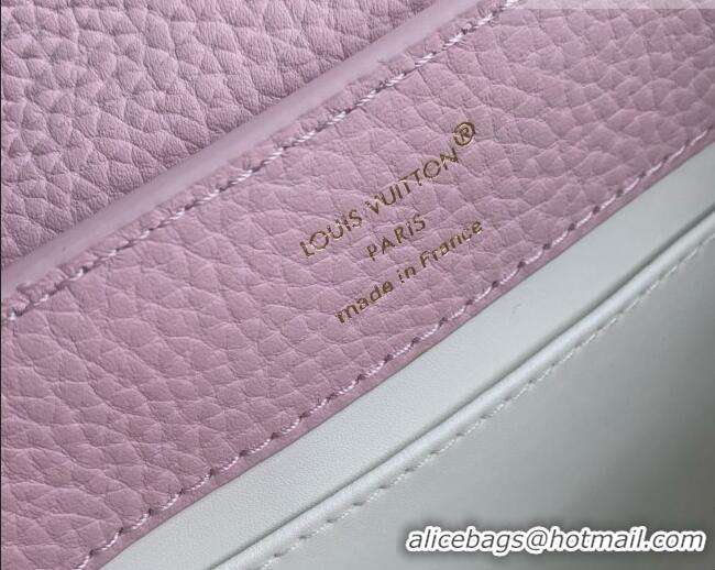 Famous Brand Louis Vuitton Capucines Mini Bag in Pink Taurillon Leather M29439 2026