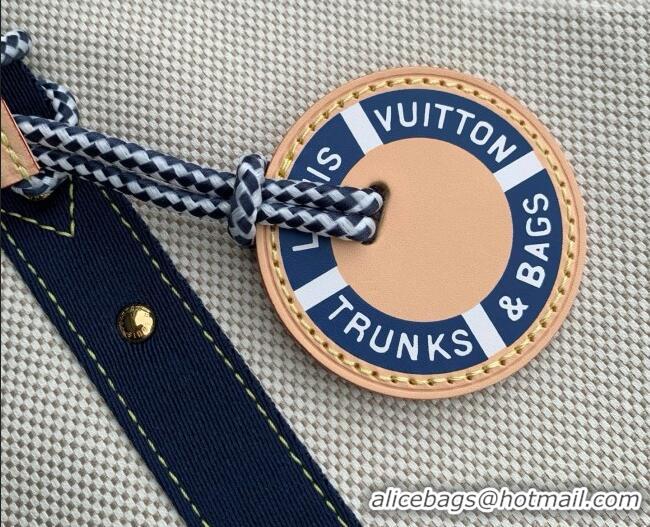 Reasonable Price Louis Vuitton Escale Bag in Ocean Blue Organic Cotton M28503 2026