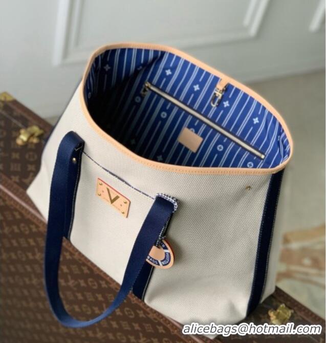 Reasonable Price Louis Vuitton Escale Bag in Ocean Blue Organic Cotton M28503 2026