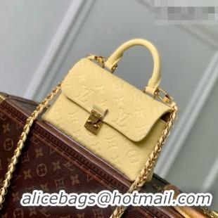 Trendy Design Louis Vuitton Nano Madeleine Bag in Monogram Empreinte Leather M29378 Yellow 2026