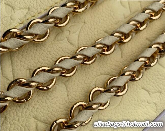 Trendy Design Louis Vuitton Nano Madeleine Bag in Monogram Empreinte Leather M29378 Yellow 2026