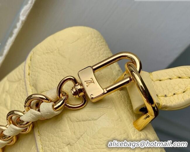 Trendy Design Louis Vuitton Nano Madeleine Bag in Monogram Empreinte Leather M29378 Yellow 2026