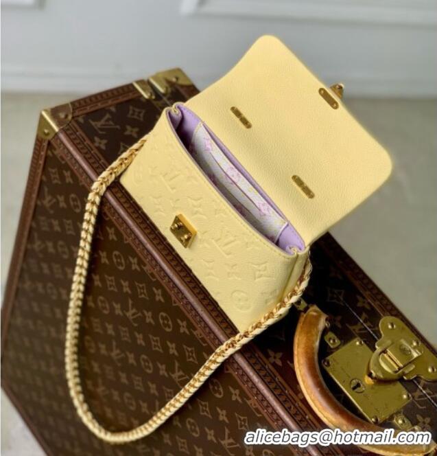 Trendy Design Louis Vuitton Nano Madeleine Bag in Monogram Empreinte Leather M29378 Yellow 2026