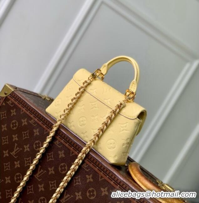 Trendy Design Louis Vuitton Nano Madeleine Bag in Monogram Empreinte Leather M29378 Yellow 2026