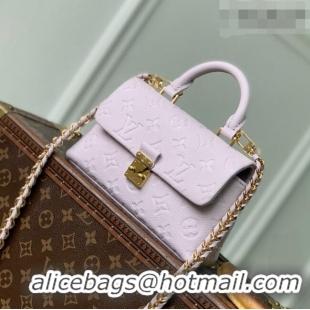 Shop Best Louis Vuitton Nano Madeleine Bag in Monogram Empreinte Leather M29380 Sweet Lavender 2026