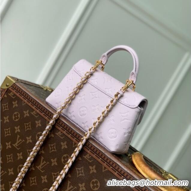 Shop Best Louis Vuitton Nano Madeleine Bag in Monogram Empreinte Leather M29380 Sweet Lavender 2026