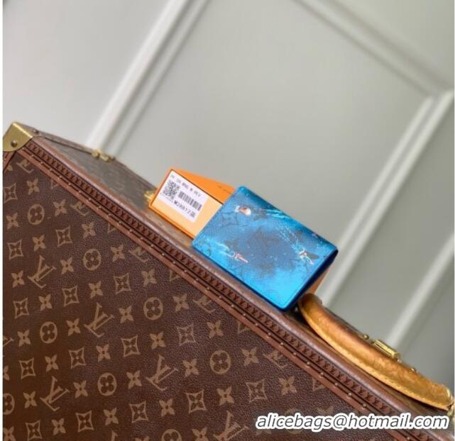 Promotional Louis Vuitton Pocket Organizer in Blue Monogram Sports & Leisure Monogram Canvas M28812 2026