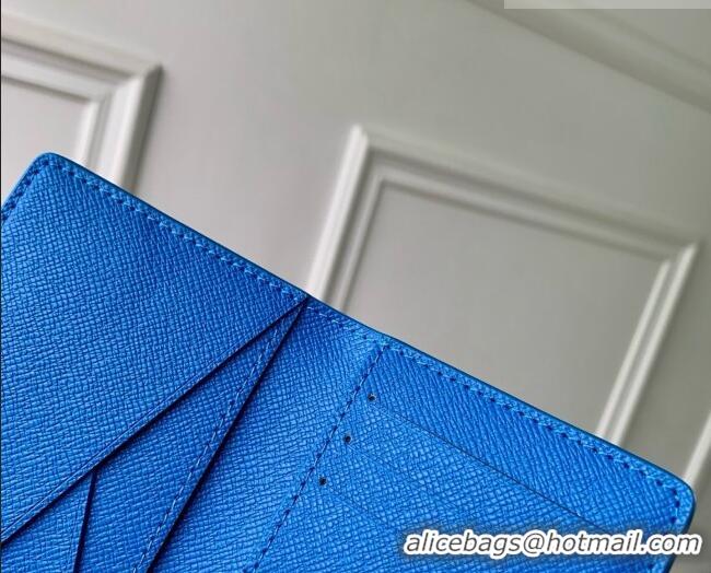 Promotional Louis Vuitton Pocket Organizer in Blue Monogram Sports & Leisure Monogram Canvas M28812 2026