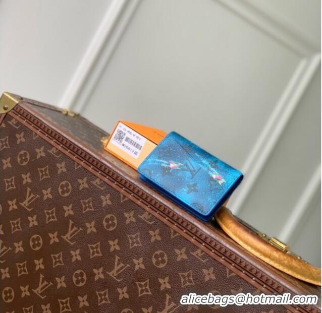 Promotional Louis Vuitton Pocket Organizer in Blue Monogram Sports & Leisure Monogram Canvas M28812 2026
