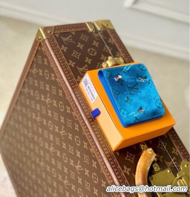 Famous Brand Louis Vuitton Multiple Wallet in Blue Monogram Sports & Leisure Monogram Canvas M28812 2026
