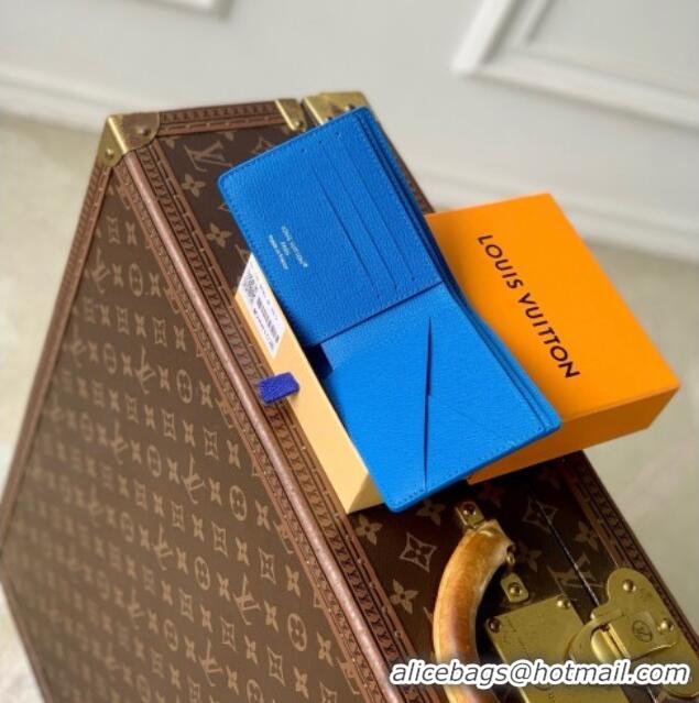 Famous Brand Louis Vuitton Multiple Wallet in Blue Monogram Sports & Leisure Monogram Canvas M28812 2026