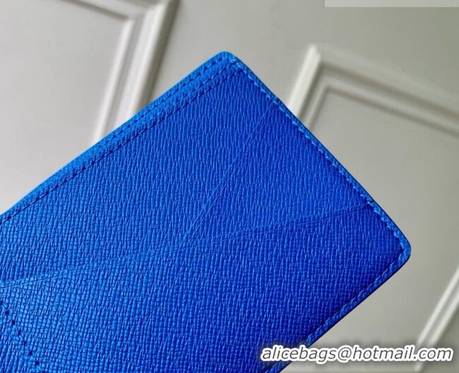 Famous Brand Louis Vuitton Multiple Wallet in Blue Monogram Sports & Leisure Monogram Canvas M28812 2026