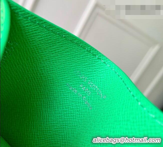 Discount Design Louis Vuitton Double Card Holder in Soccer Green Monogram Canvas M26802 2026