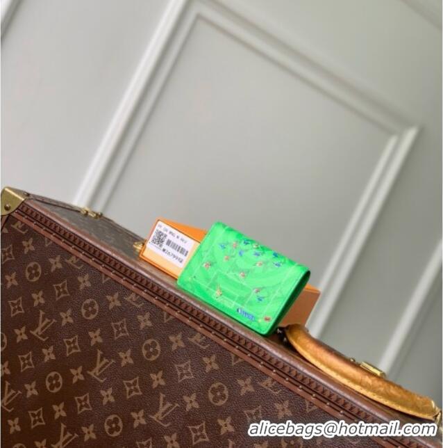 Promotional Louis Vuitton Pocket Organizer in Soccer Green Monogram Canvas M26799 2026
