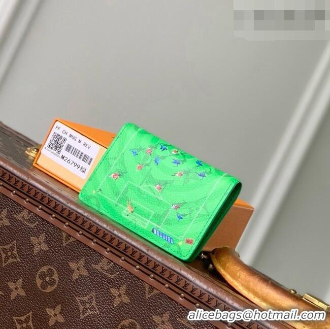 Promotional Louis Vuitton Pocket Organizer in Soccer Green Monogram Canvas M26799 2026