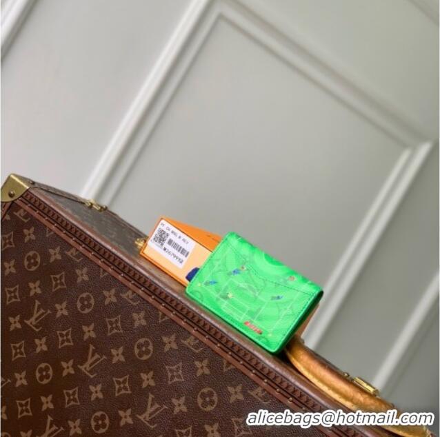 Promotional Louis Vuitton Pocket Organizer in Soccer Green Monogram Canvas M26799 2026