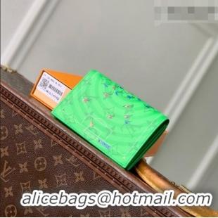 Famous Brand Louis Vuitton Passport Cover in Soccer Green Monogram Canvas M26749 2026