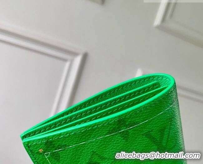 Famous Brand Louis Vuitton Passport Cover in Soccer Green Monogram Canvas M26749 2026