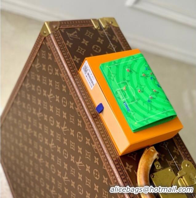 Famous Brand Louis Vuitton Passport Cover in Soccer Green Monogram Canvas M26749 2026