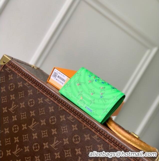 Famous Brand Louis Vuitton Passport Cover in Soccer Green Monogram Canvas M26749 2026