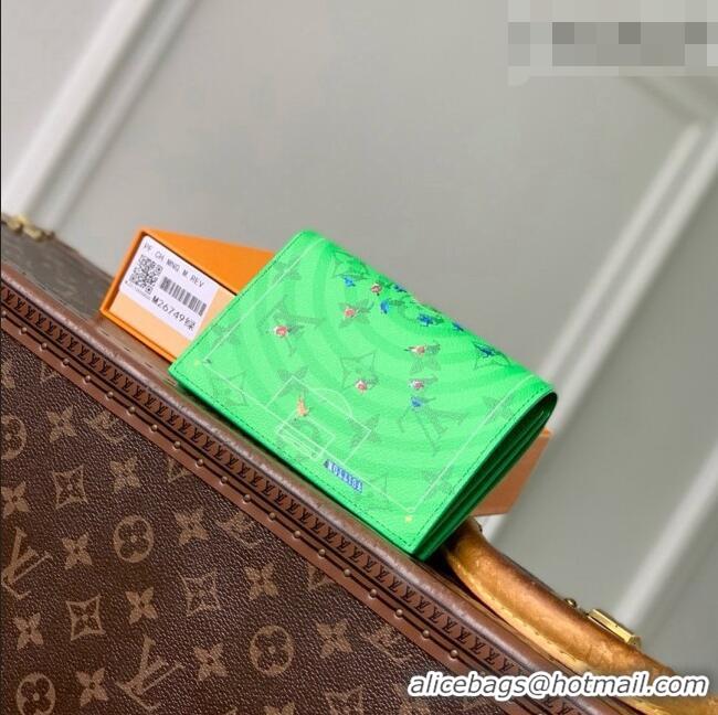 Famous Brand Louis Vuitton Passport Cover in Soccer Green Monogram Canvas M26749 2026