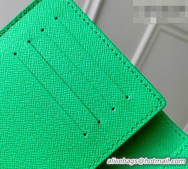 Famous Brand Louis Vuitton Passport Cover in Soccer Green Monogram Canvas M26749 2026