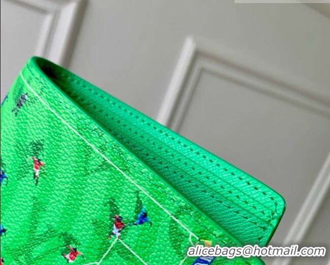 Top Grade Louis Vuitton Multiple Wallet in Soccer Green Monogram Canvas M28809 2026