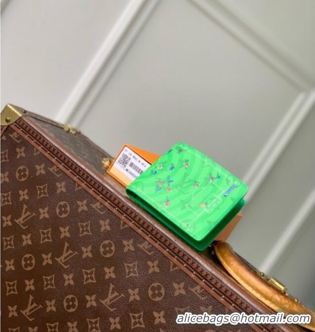 Top Grade Louis Vuitton Multiple Wallet in Soccer Green Monogram Canvas M28809 2026