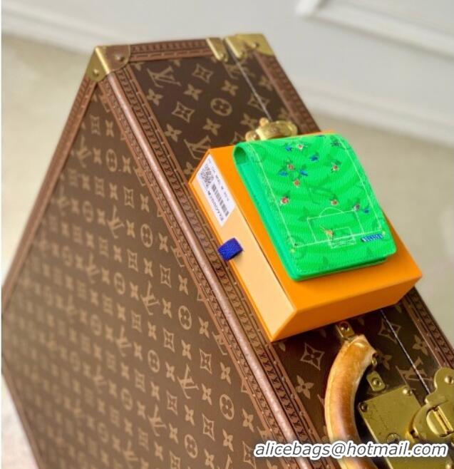 Top Grade Louis Vuitton Multiple Wallet in Soccer Green Monogram Canvas M28809 2026
