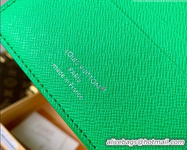 Top Grade Louis Vuitton Multiple Wallet in Soccer Green Monogram Canvas M28809 2026