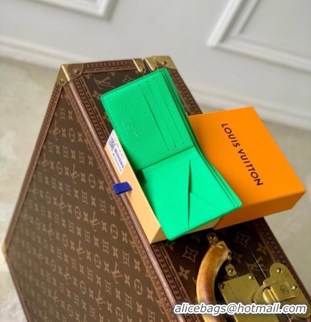 Top Grade Louis Vuitton Multiple Wallet in Soccer Green Monogram Canvas M28809 2026