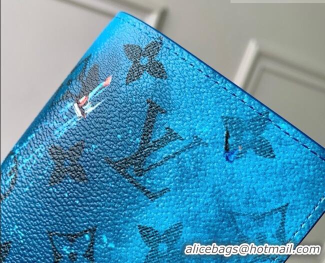 Promotional Louis Vuitton Passport Cover in Blue Monogram Sports & Leisure Monogram Canvas M26749 2026