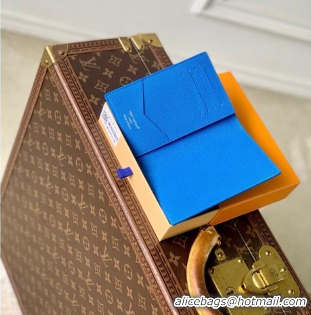 Promotional Louis Vuitton Passport Cover in Blue Monogram Sports & Leisure Monogram Canvas M26749 2026