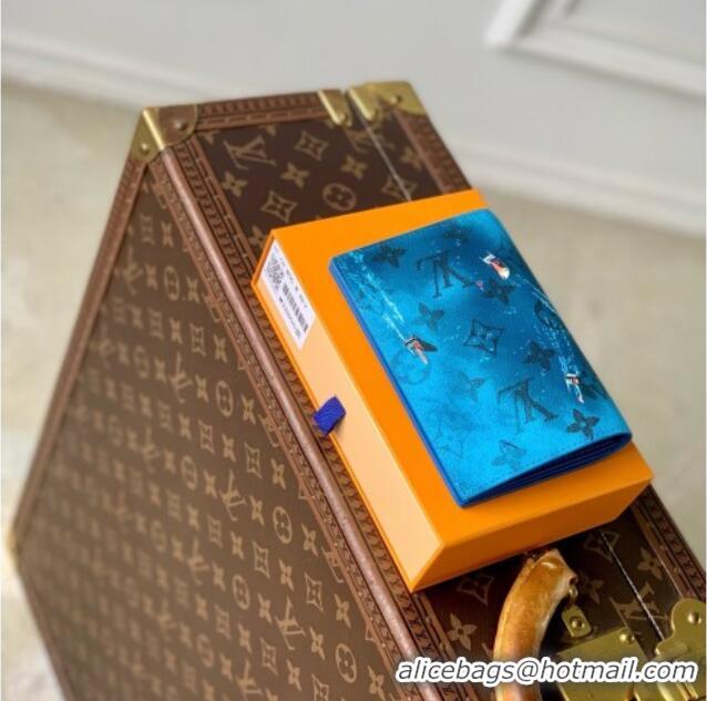 Promotional Louis Vuitton Passport Cover in Blue Monogram Sports & Leisure Monogram Canvas M26749 2026