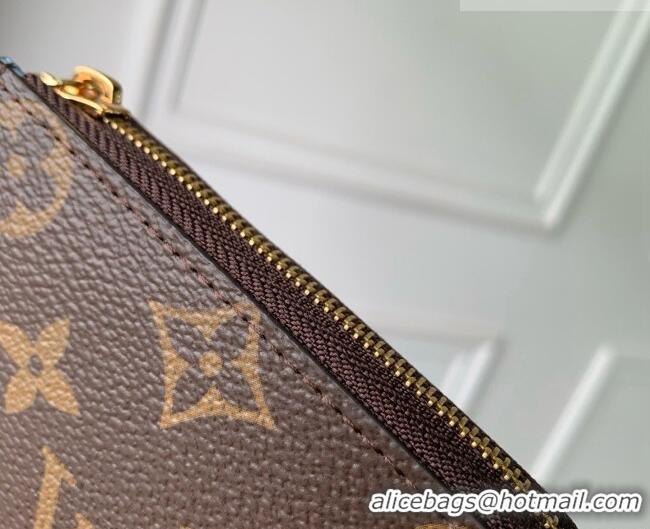 Top Grade Louis Vuitton Portefeuille Noah Compact Coin Purse M27768 Blue 2026