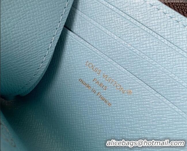 Top Grade Louis Vuitton Portefeuille Noah Compact Coin Purse M27768 Blue 2026