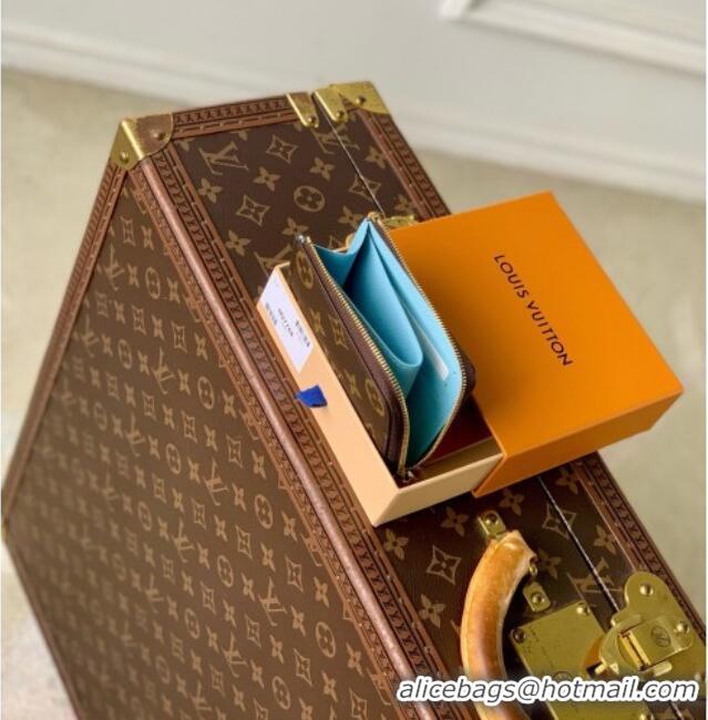 Top Grade Louis Vuitton Portefeuille Noah Compact Coin Purse M27768 Blue 2026