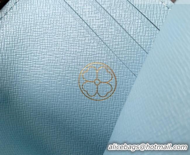Top Grade Louis Vuitton Portefeuille Noah Compact Coin Purse M27768 Blue 2026