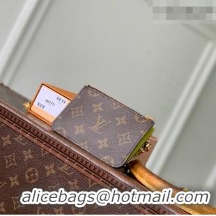 Top Quality Louis Vuitton Monogram Porto Cults Romy Card Case M27771 Yellow 2026