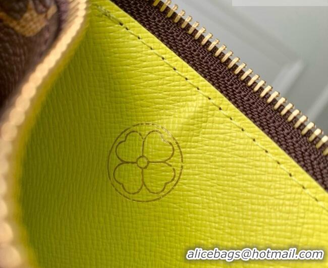 Top Quality Louis Vuitton Monogram Porto Cults Romy Card Case M27771 Yellow 2026